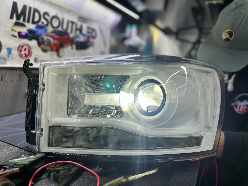 2006-2008 Dodge Ram Xb Hybrid Led Headlights 2