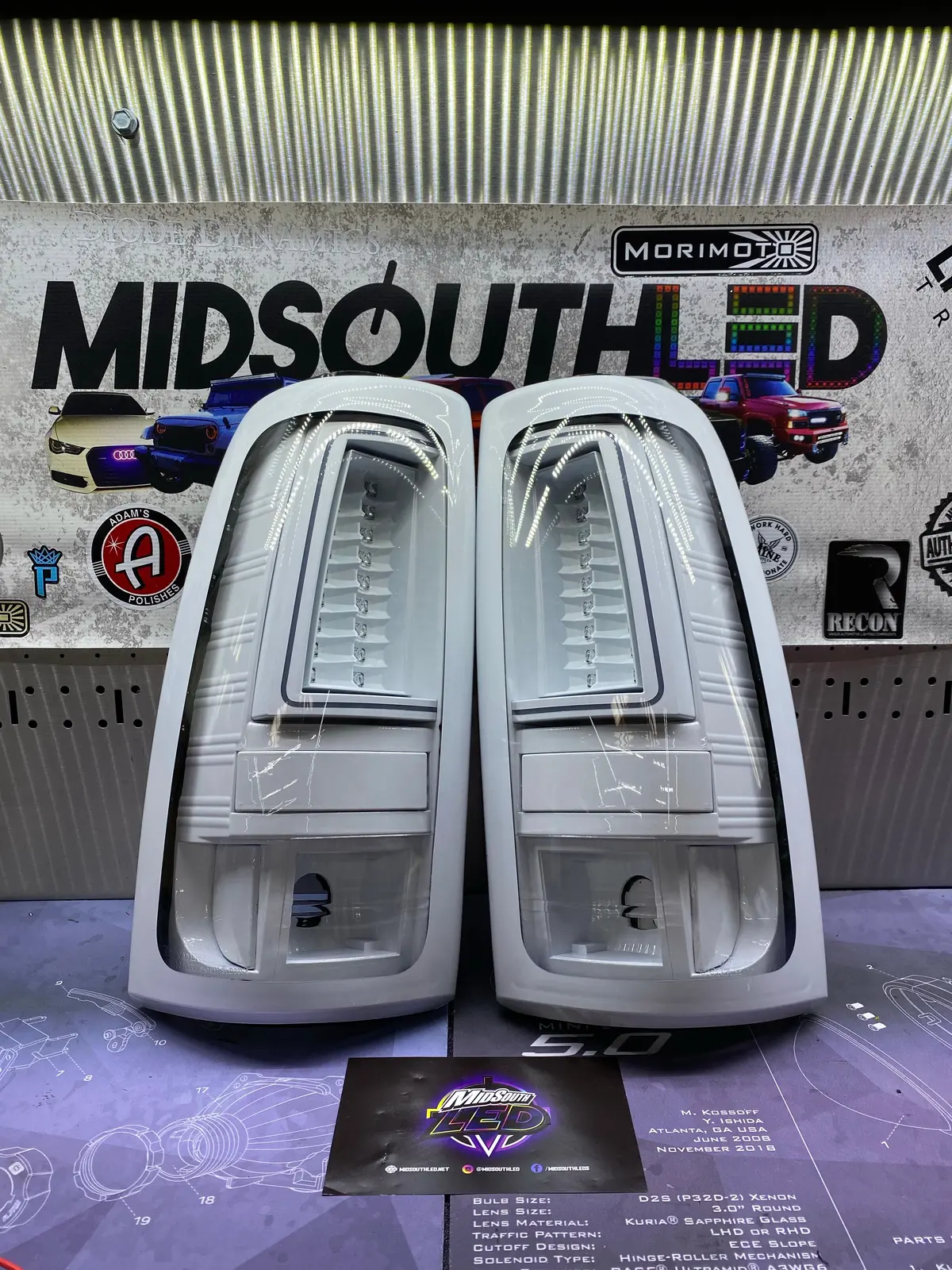 1999-2006 Silverado Or Sierra Led C-Bar Led Tail Lights 1