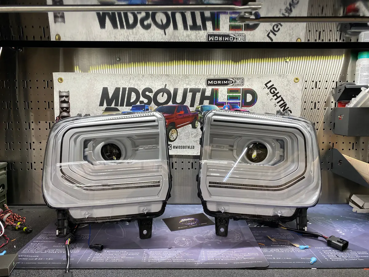 2014-2019 Gmc Sierra Xb Led Headlights 2