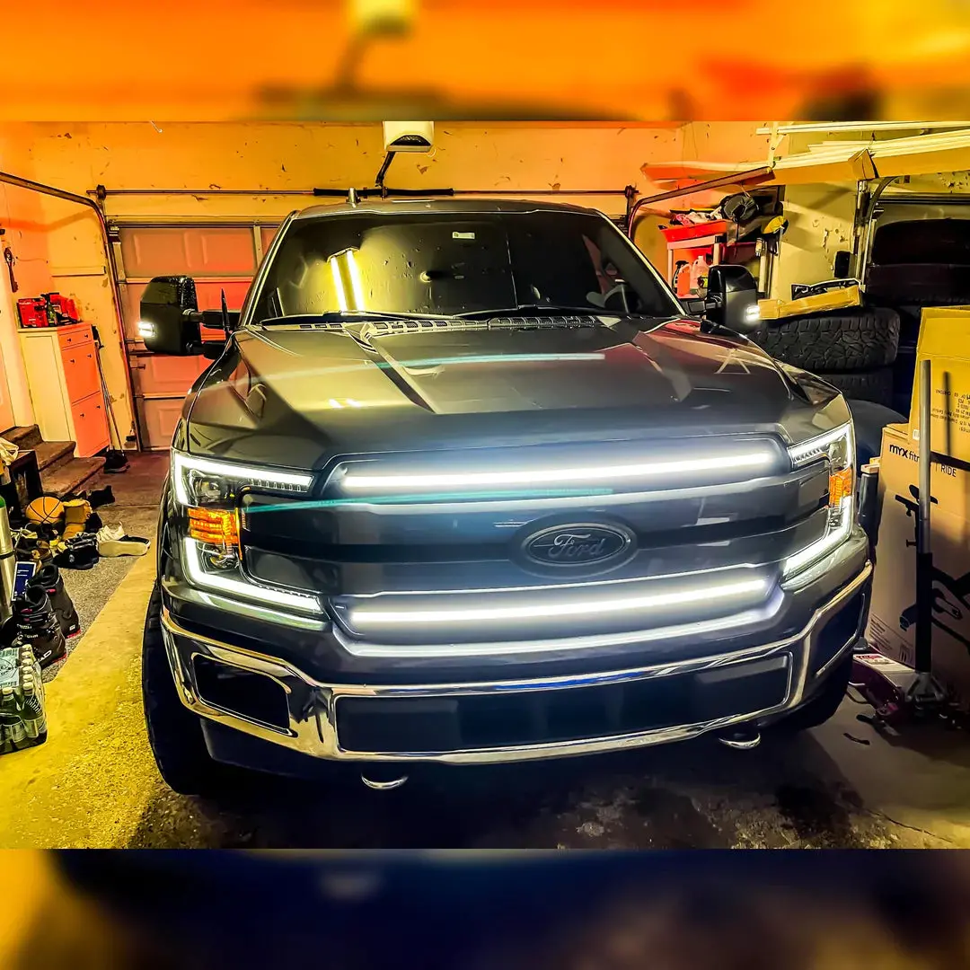 2018-2020 F150 Lariat Grille Lights 1