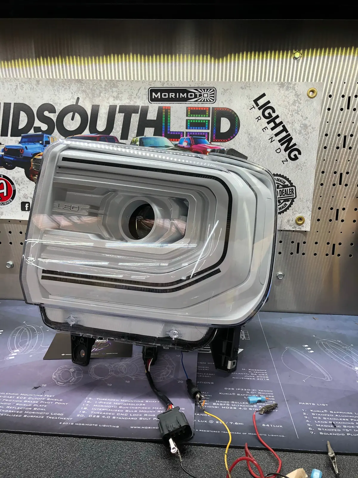 2014-2019 Gmc Sierra Xb Led Headlights 1
