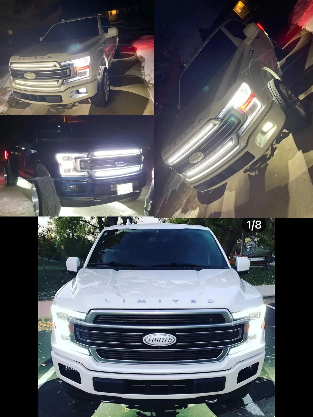 2018-2020 F150 Limited Grille Lights 1