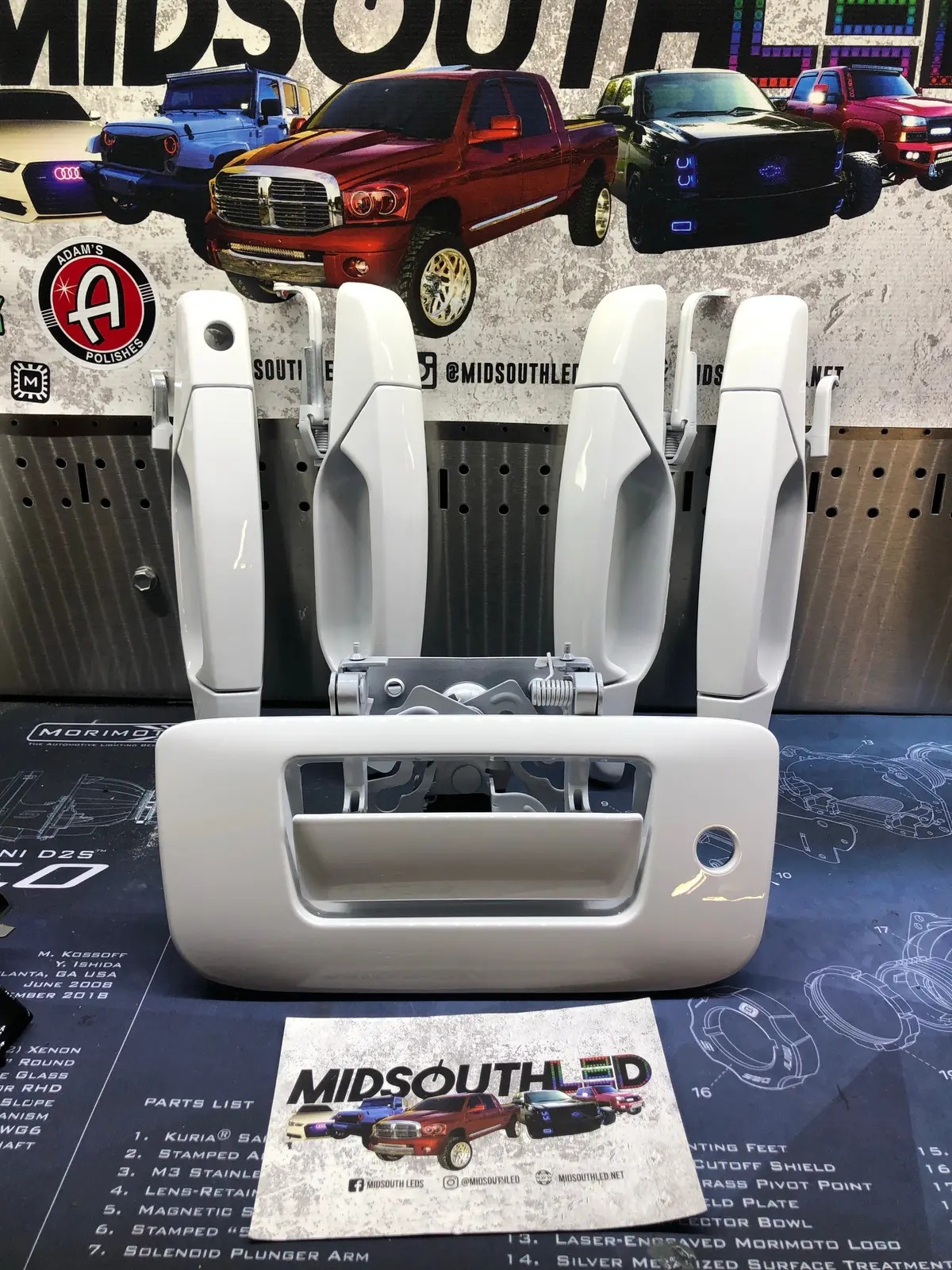 2007.5-2013 Gm Tailgate Handle Colormatched 2