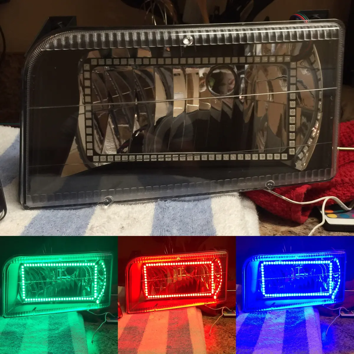 Prebuilt 1992-1996 Ford F150 F250 Headlights 1