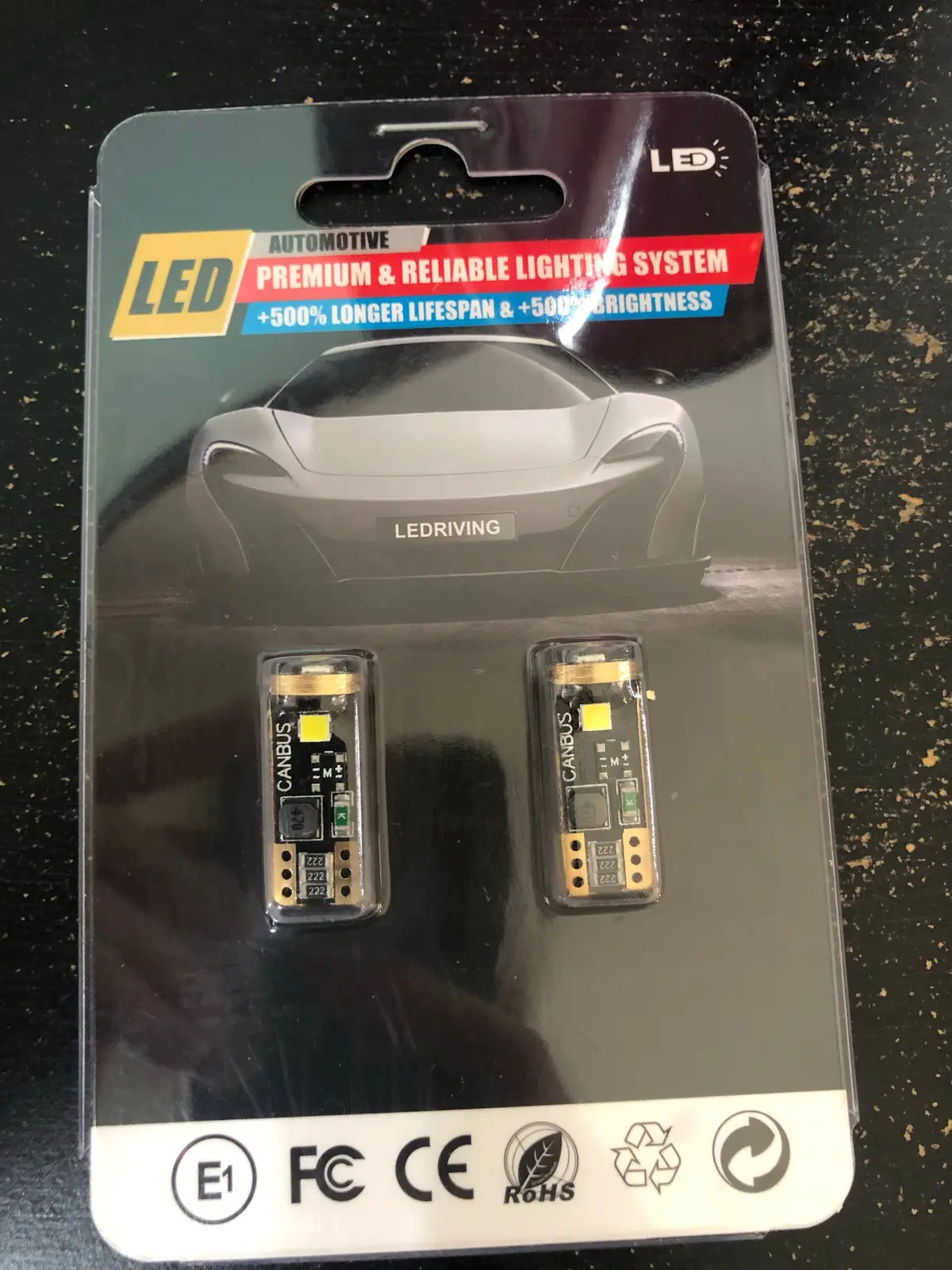 T10 / 194 Super Canbus Led Bulbs 2
