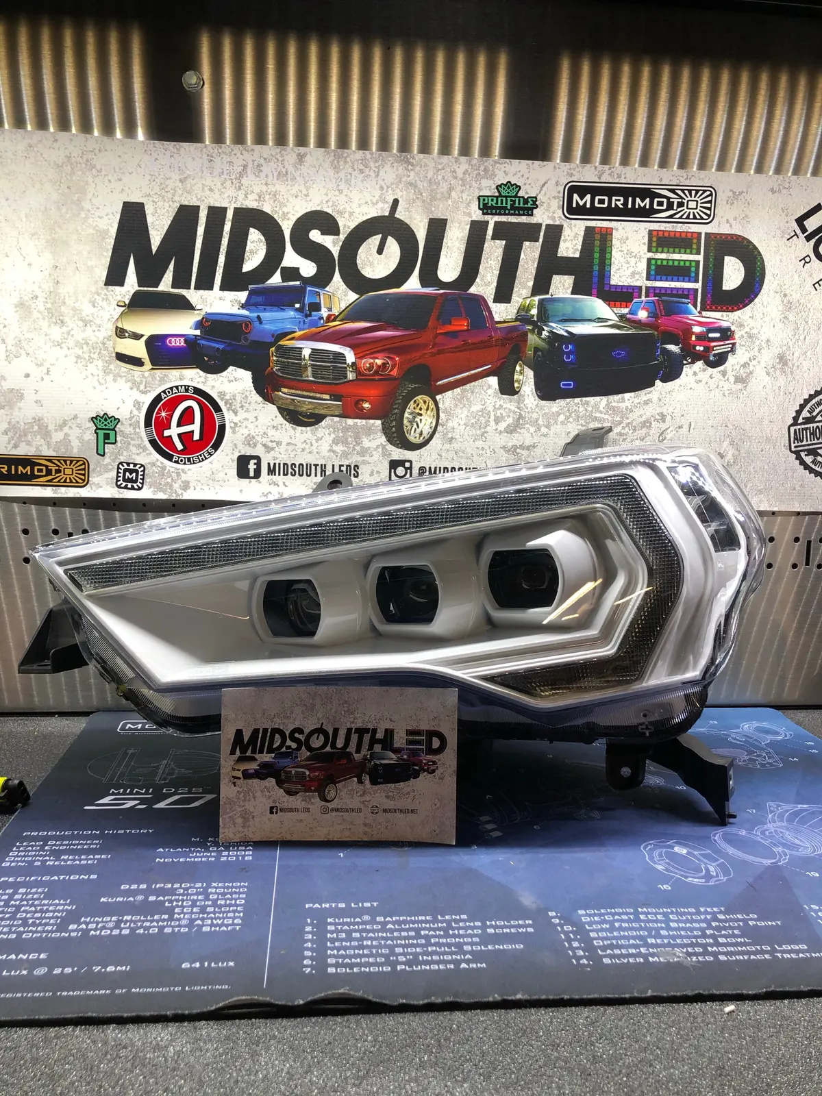 2014-2020 Toyota 4Runner Xb Led Headlights 1