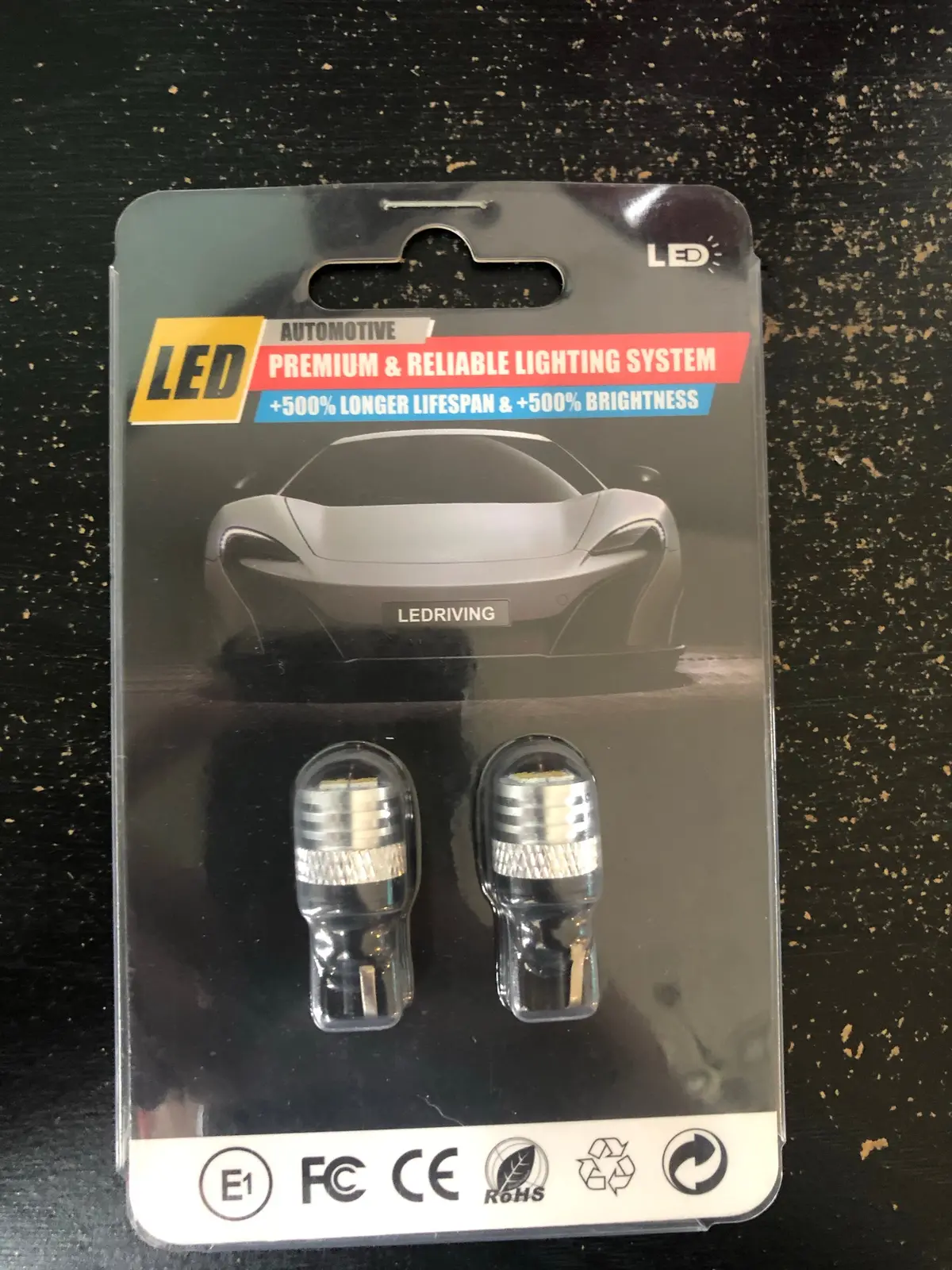 T10 / 194 Canbus Led Bulbs (Perfect For Tag Lights) 1