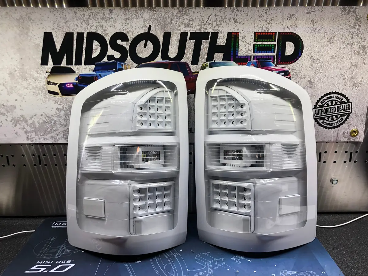 2014-2019 Gmc Sierra Colormatched Led Tail Lights 1