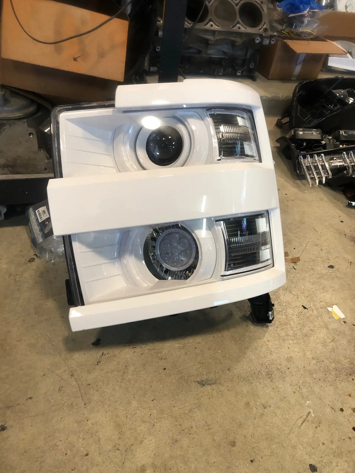 2014-2019 Chevy Silverado Hd Pre-Built Headlights 1