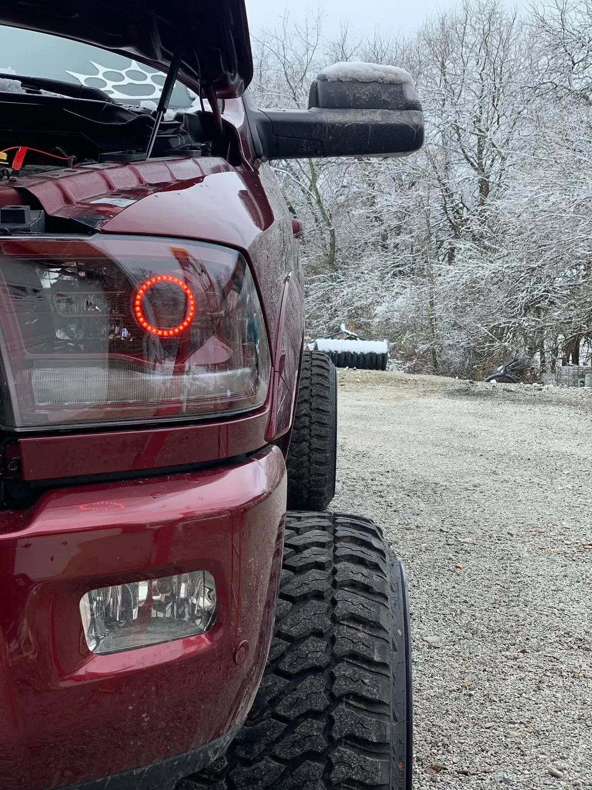 2009-2018 Ram Projector Headlights Colormatched 3