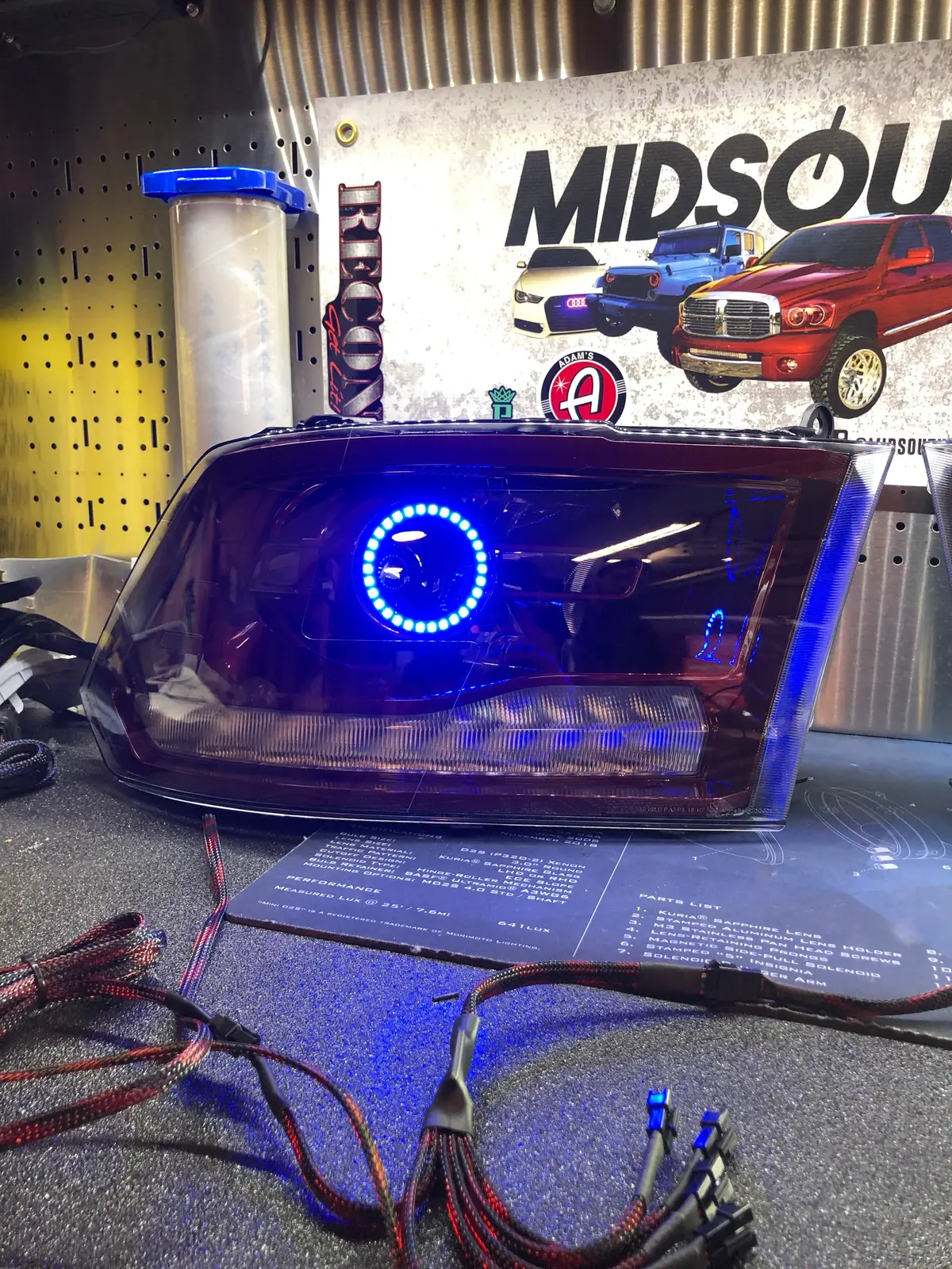 2009-2018 Ram Projector Headlights Colormatched 11
