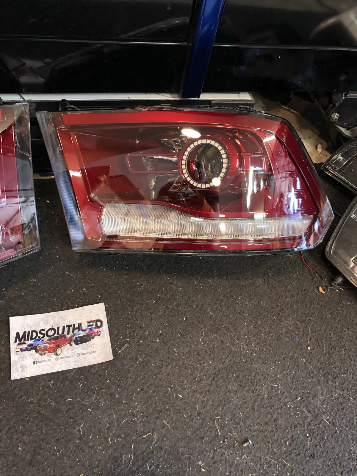 2009-2018 Ram Projector Headlights Colormatched 1