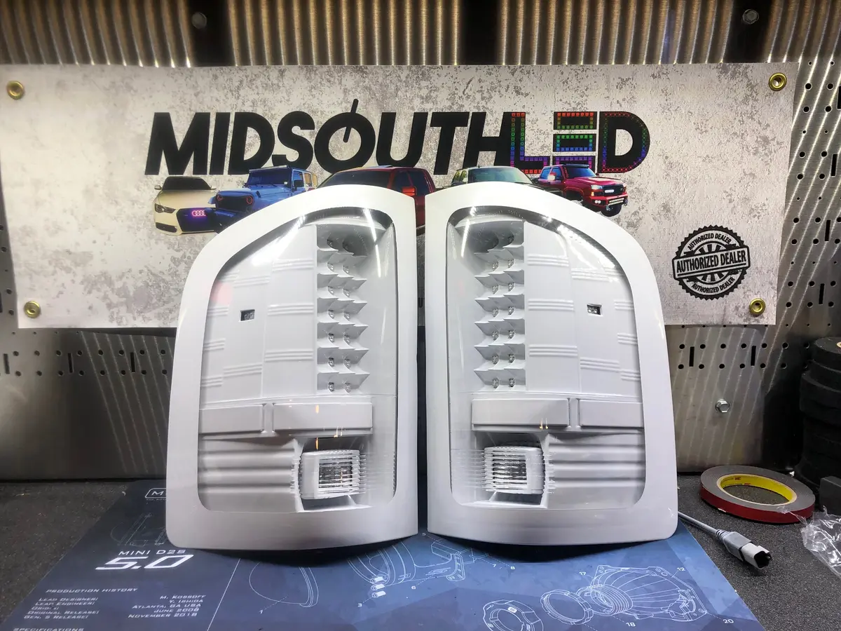 2007-2013 Silverado Colormatched Led Tail Lights 1