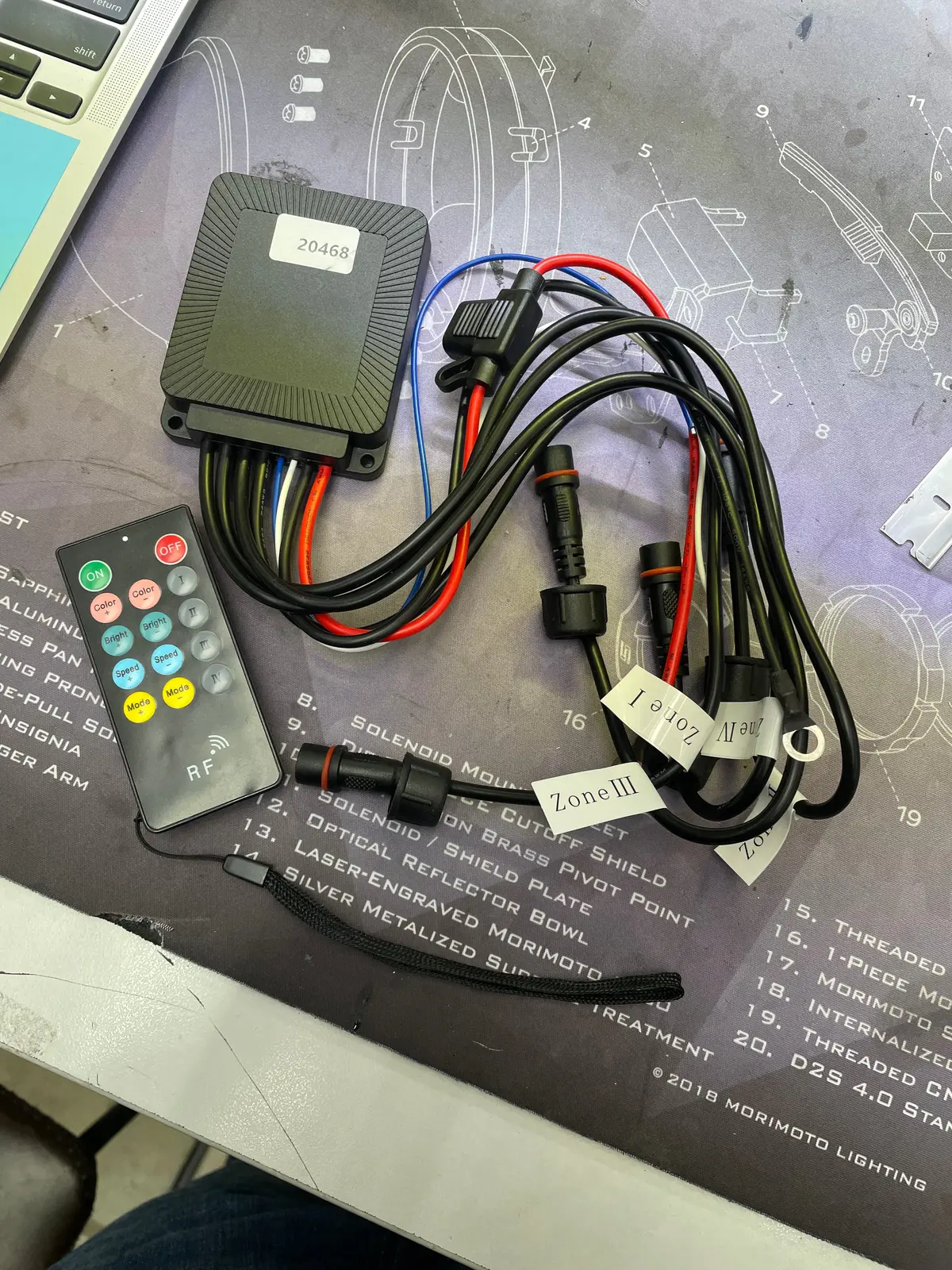 Rock & Wheel Light Remote 1