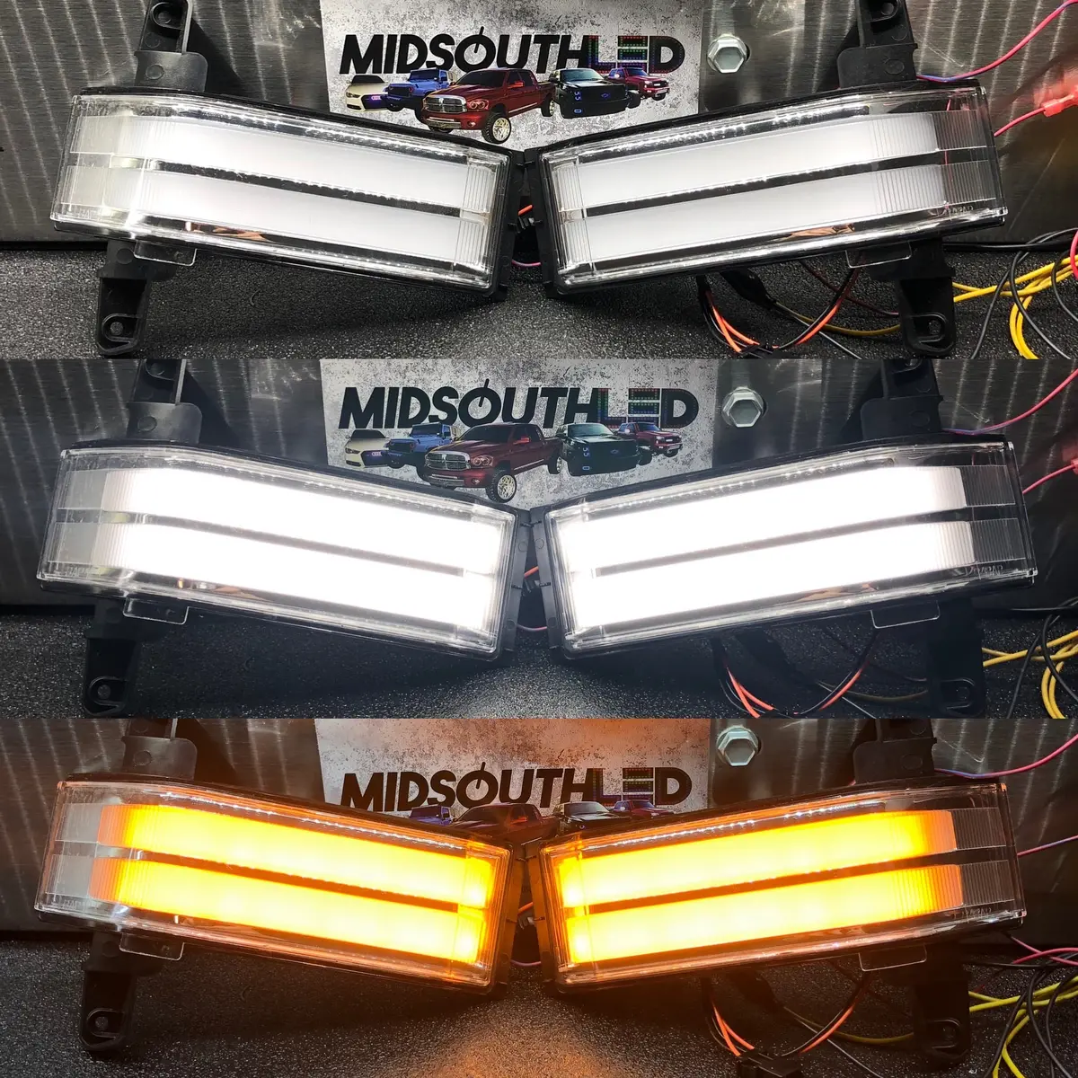 1999-2019 Gm Tow Mirrors Switchback Marker Light Inserts 1