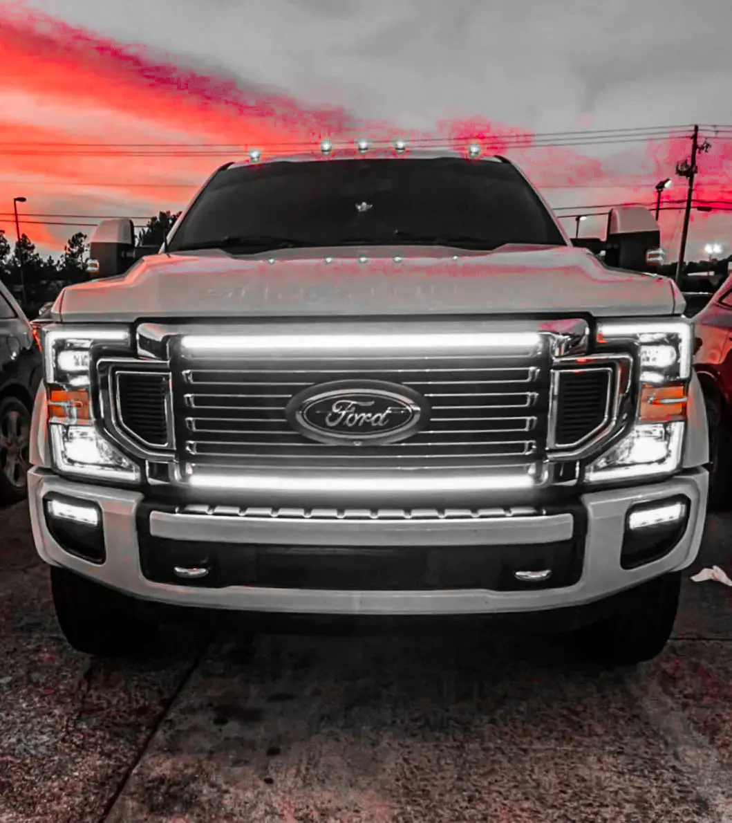 2020-2022 Super Duty F350 F450 High Flow Grille Lights 1