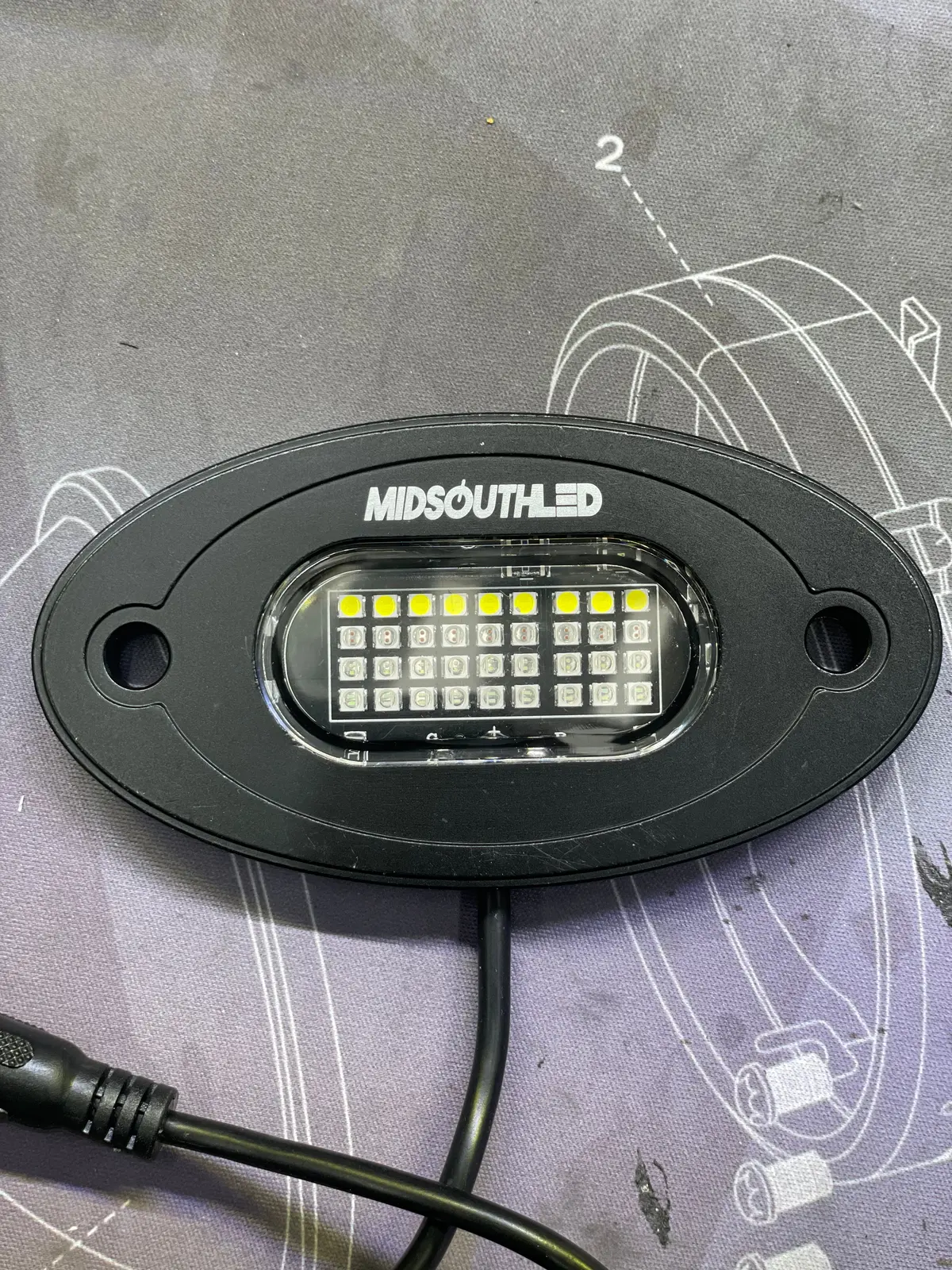 Rgbw Rock Light 36 Led 1