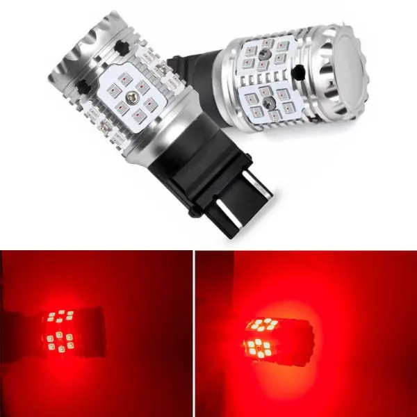 3157 Red Tail Lights / Blinker Bulbs (No Resistors Needed) 1