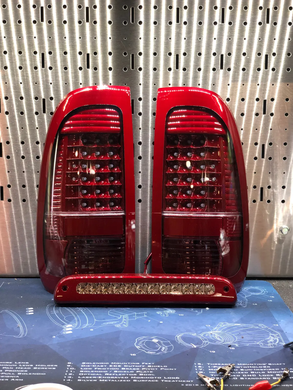 99-16 Super Duty Colormatched Led Tail Lights 2
