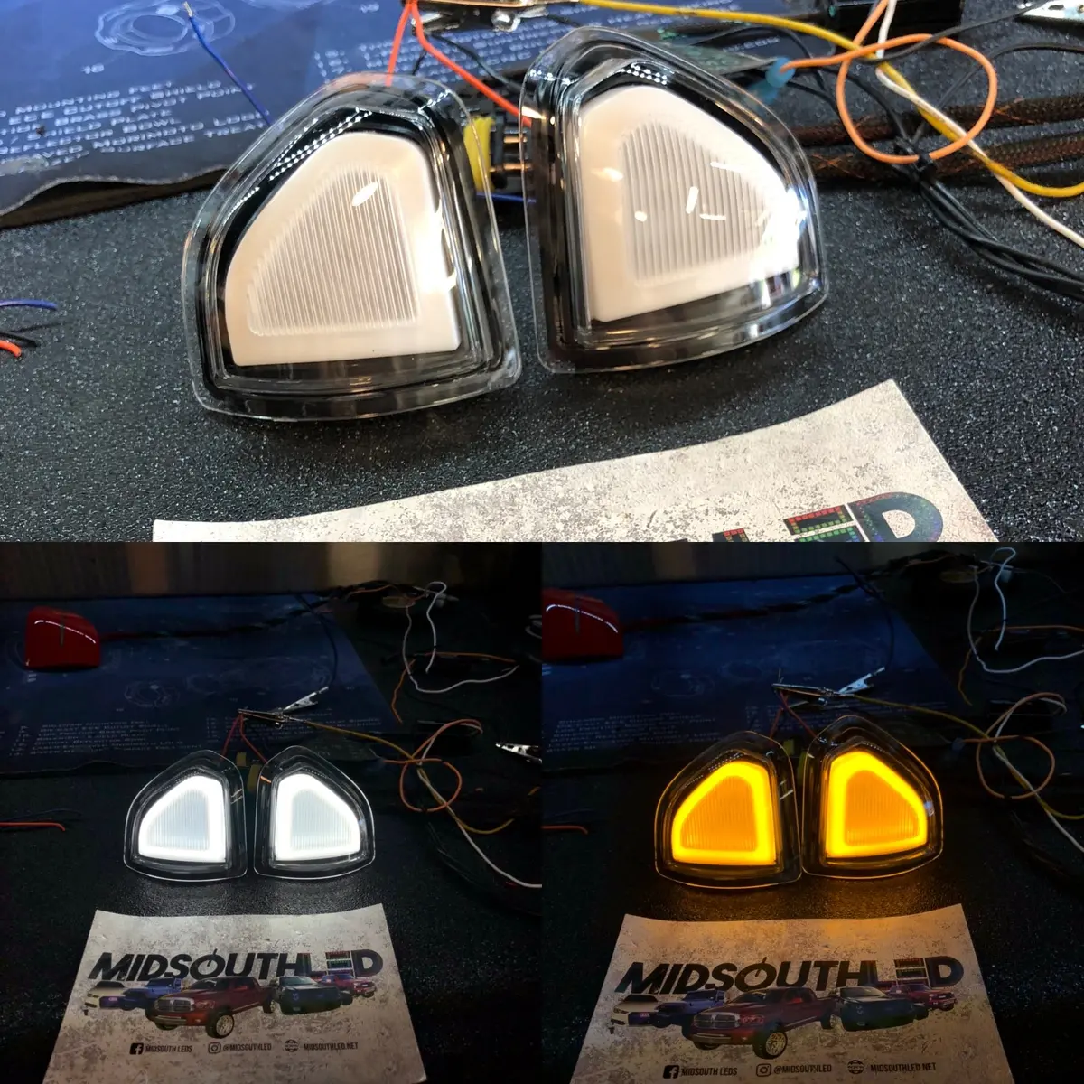 Dodge Ram Tow Mirror Switchback Marker Light (New Style) 2