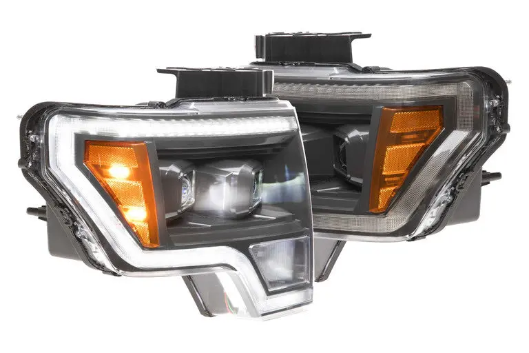 2009-2014 Ford F150 Xb Hybrid Led Headlights 1