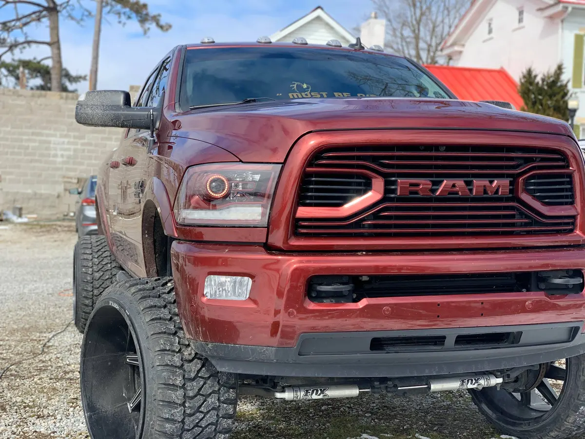 2009-2018 Ram Projector Headlights Colormatched 4