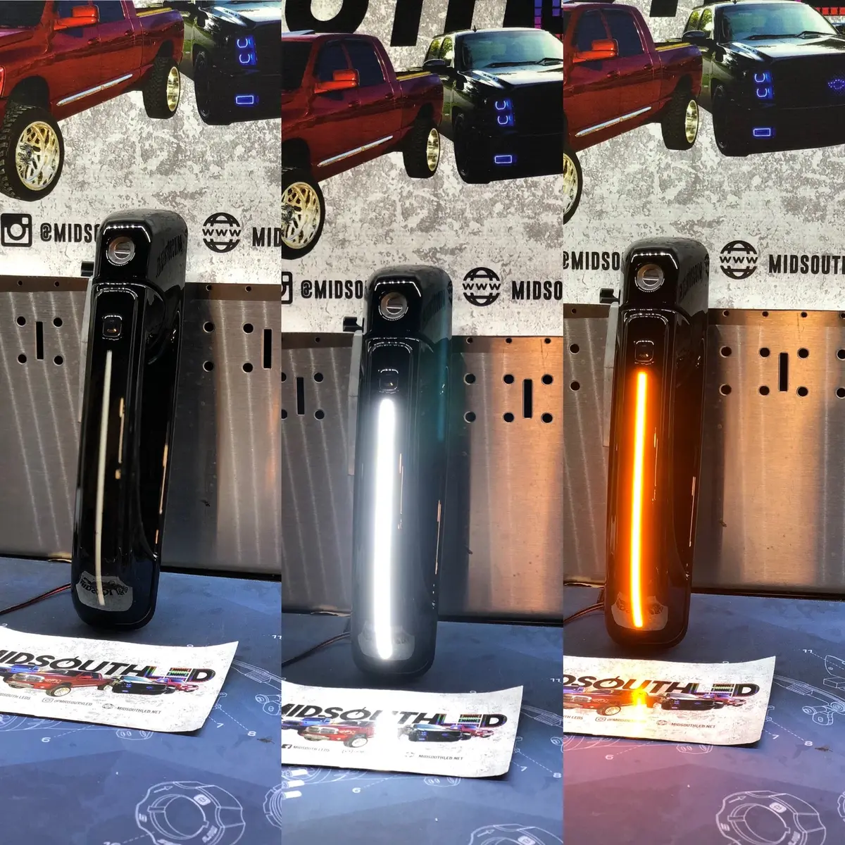 2019+ 5Th Gen Ram Colormatched Switchback Led Door Handles 2