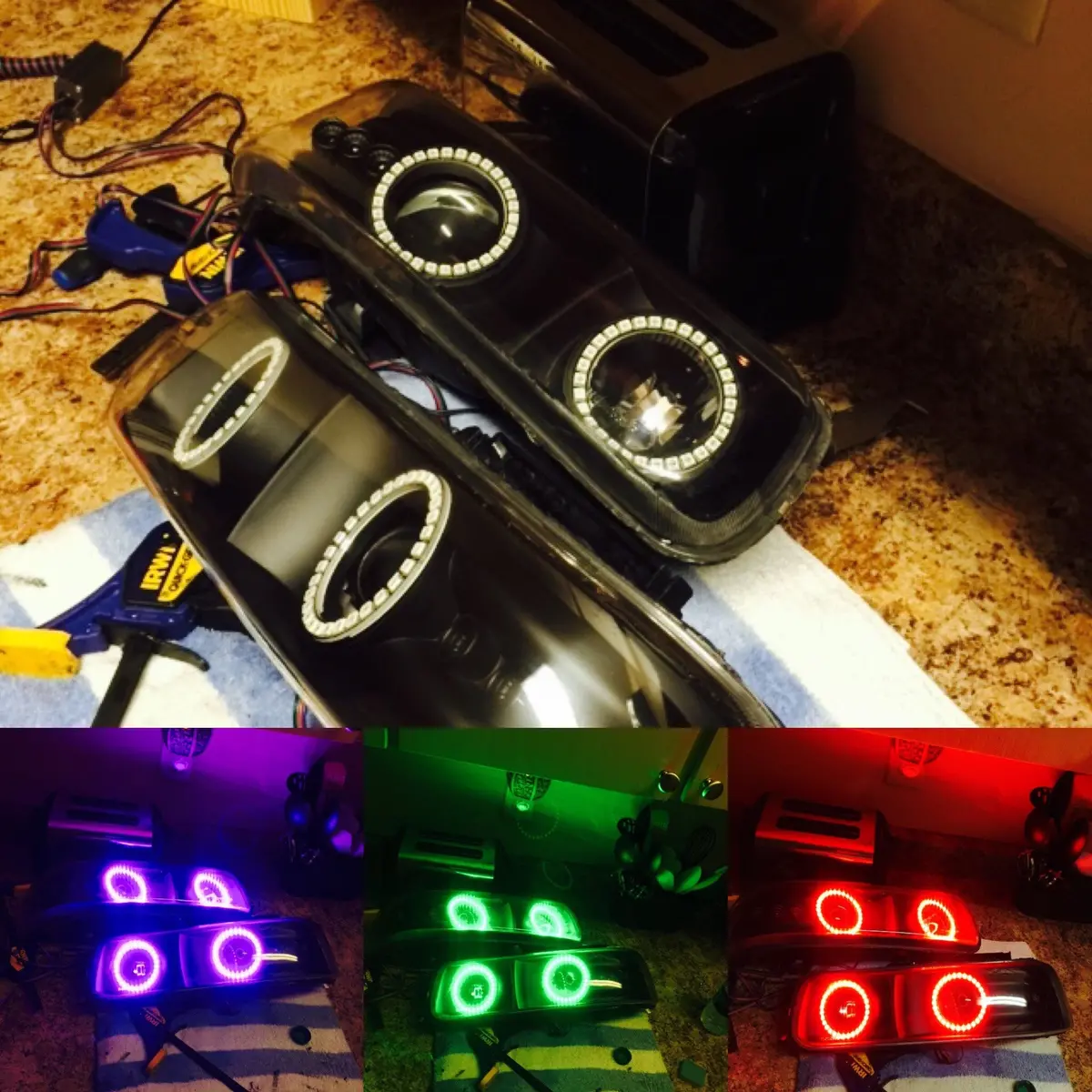 1999-2002 Silverado 2000-06 Tahoe/Suburban Headlights 1