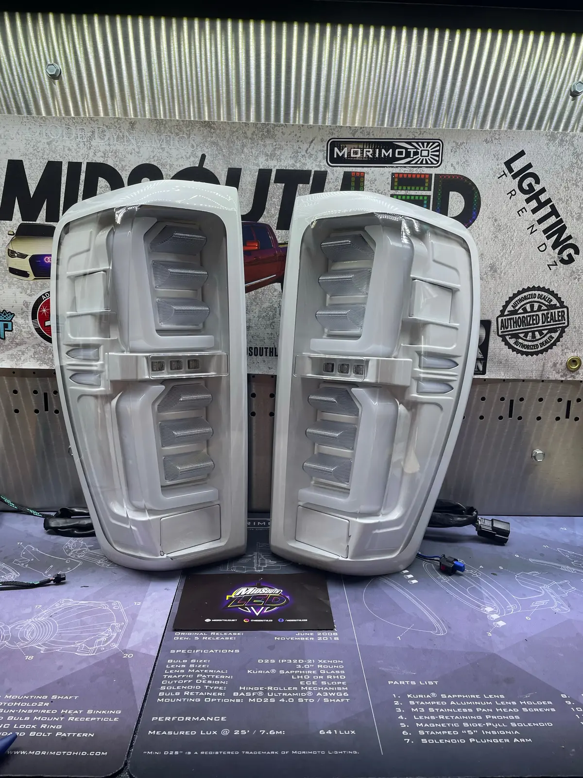 2020-2023 Gmc Sierra Spyder Led Tail Lights Colormatched 1