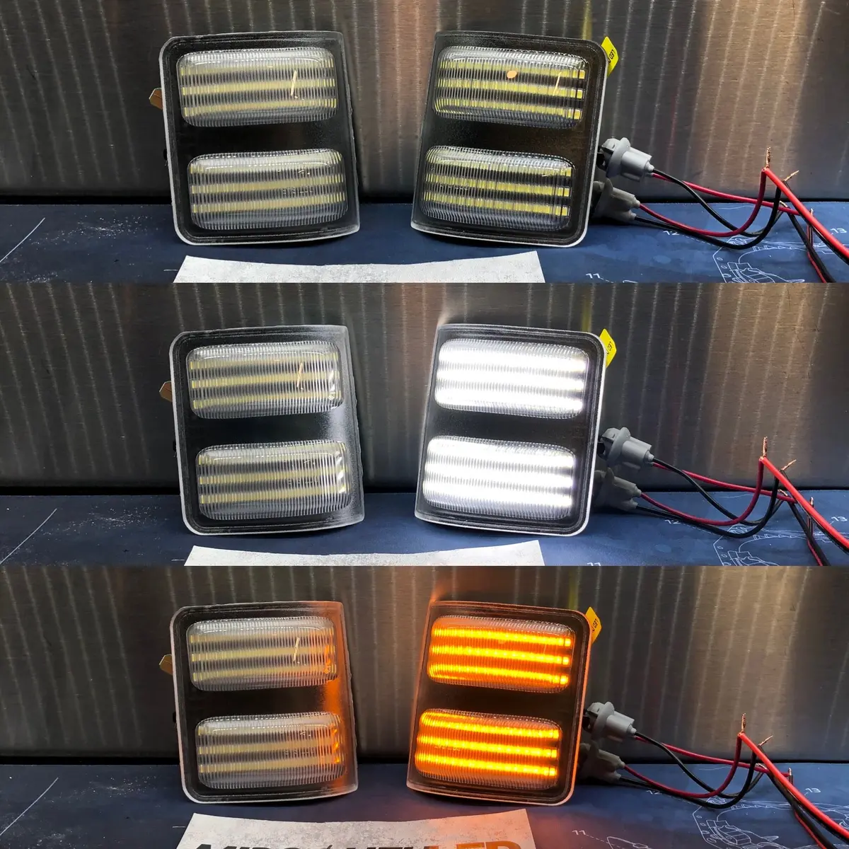 2008-2016 Super Duty Tow Mirror Sequential Switchback Marker Lights 1