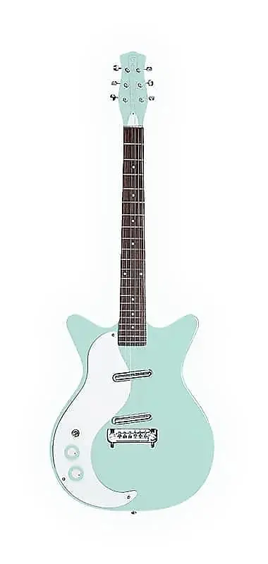 Danelectro 59M Nos+ (Left Handed) (Seafoam Green) 1