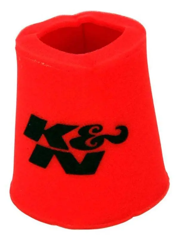 K&N Kn25-0880 Red Foam Precharger Filter Wrap – Round, Tapered, Washable & Reusable 1