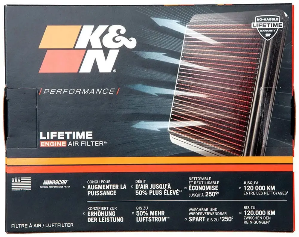 K&N Washable Motorcycle Air Filter Replacement – High-Flow Performance Upgrade 2