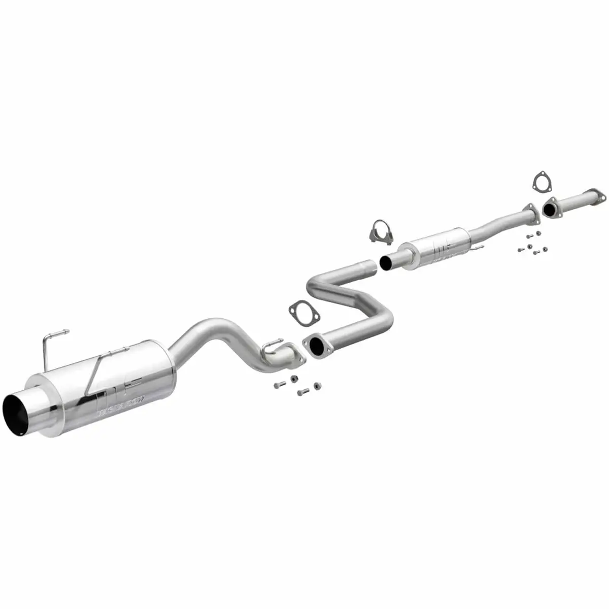 Magnaflow 15643 Street Series Cat-Back Exhaust – Mandrel-Bent Stainless System 1
