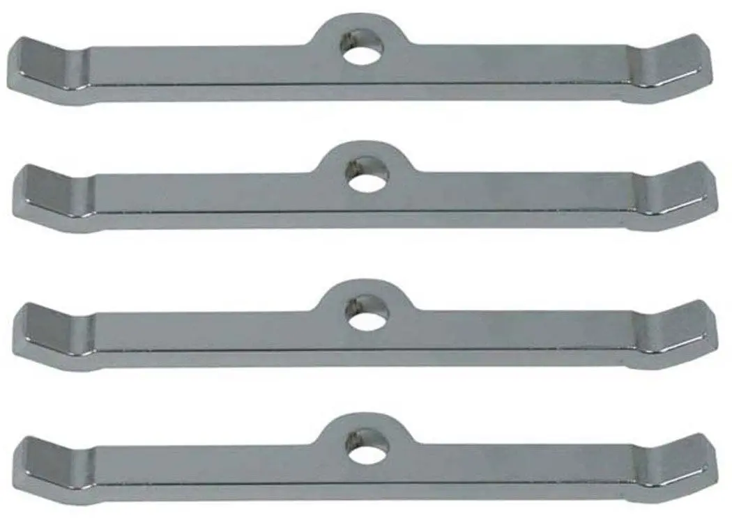 Chrome Valve Cover Hold-Down Tabs – Stainless Steel Fasteners With Polished Finish 1