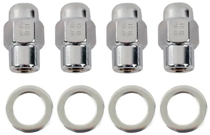 Short-Profile Mag Wheel Lug Nuts – 13/16" Hex, Chrome-Plated, Gor73177Smb 1
