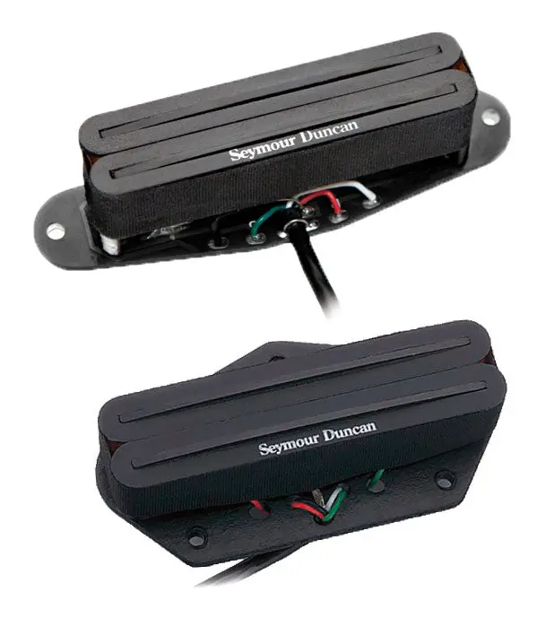 Seymour Duncan Hot Rails For Tele Set Sthr-1 Black 1