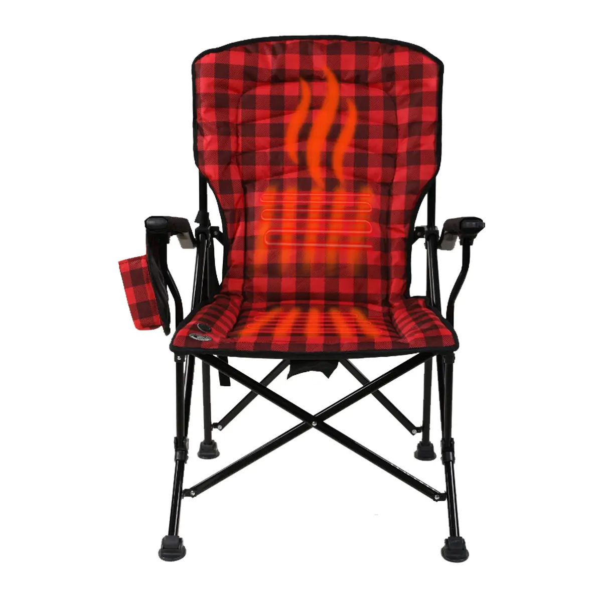 Switchback Heated Chair With Power Bank - Plaid 1