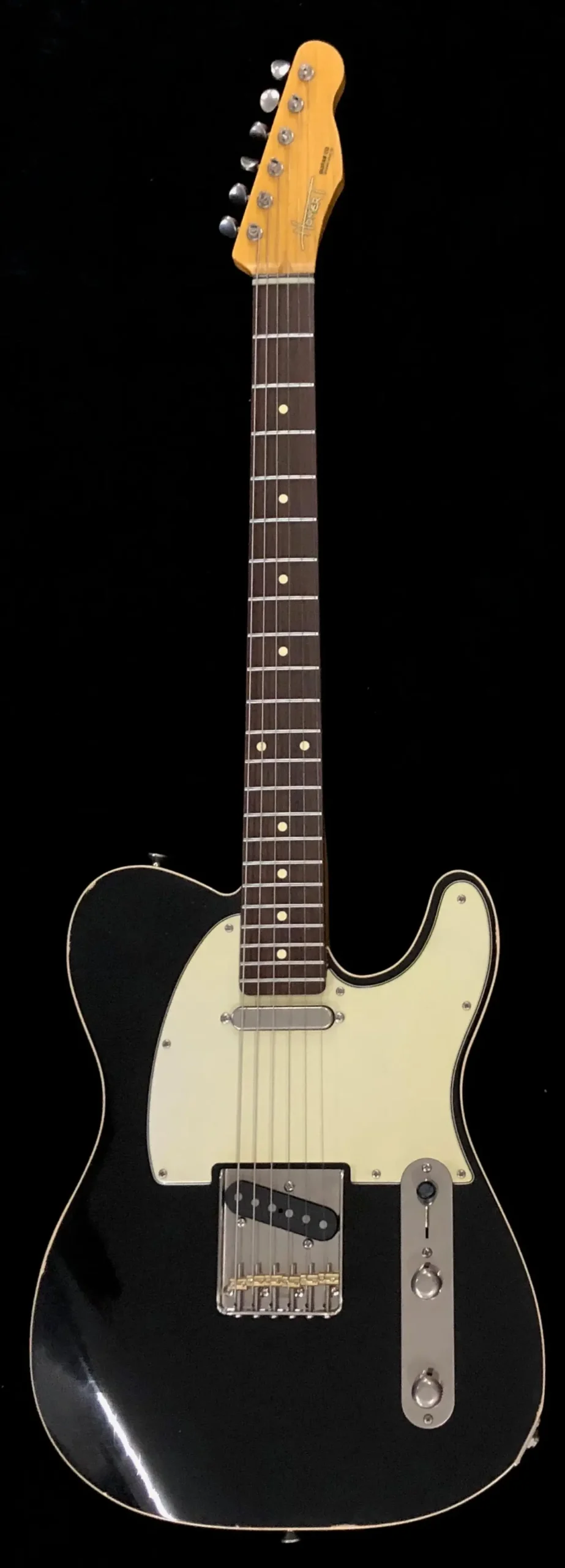 Homer T Custom Shop (T-Style) Turbo '63 -- Black W/ Cream Binding (#096) 1