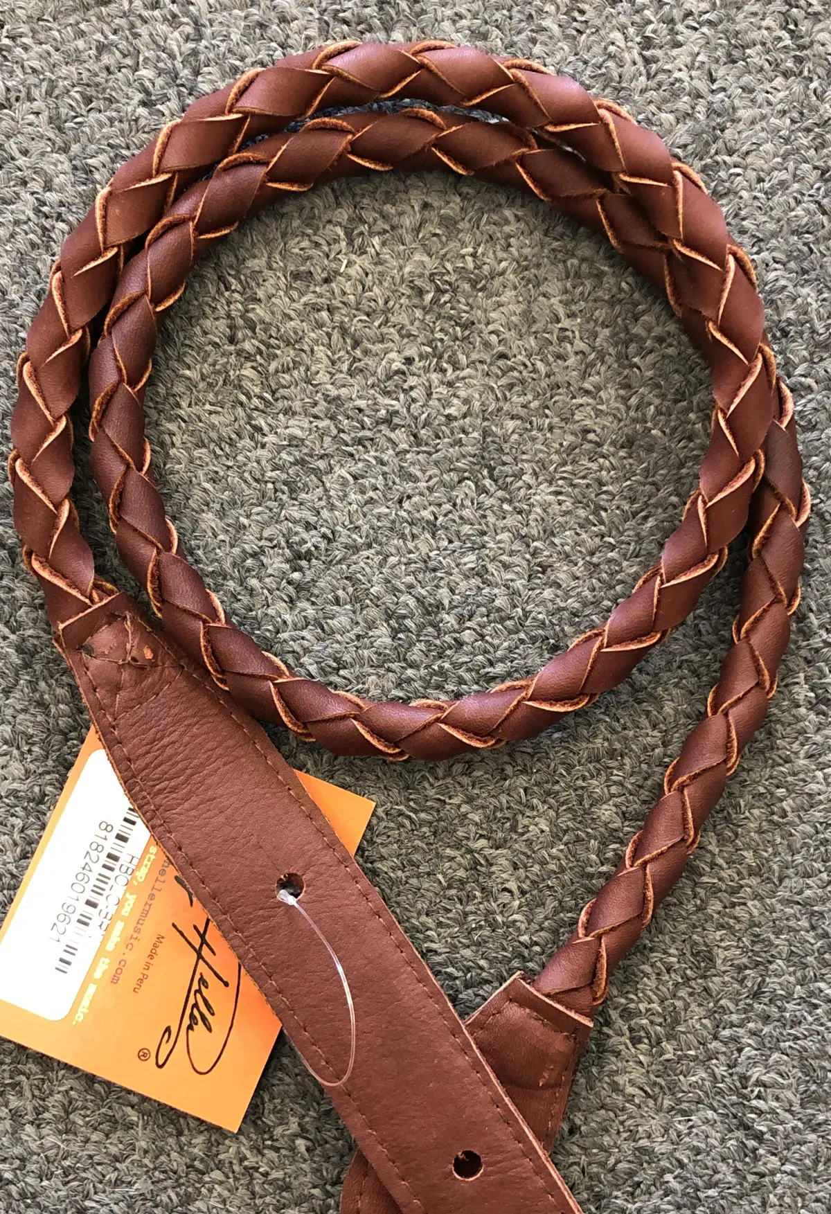Henry Heller - Mandolin Strap- Hbolo-Brn 1