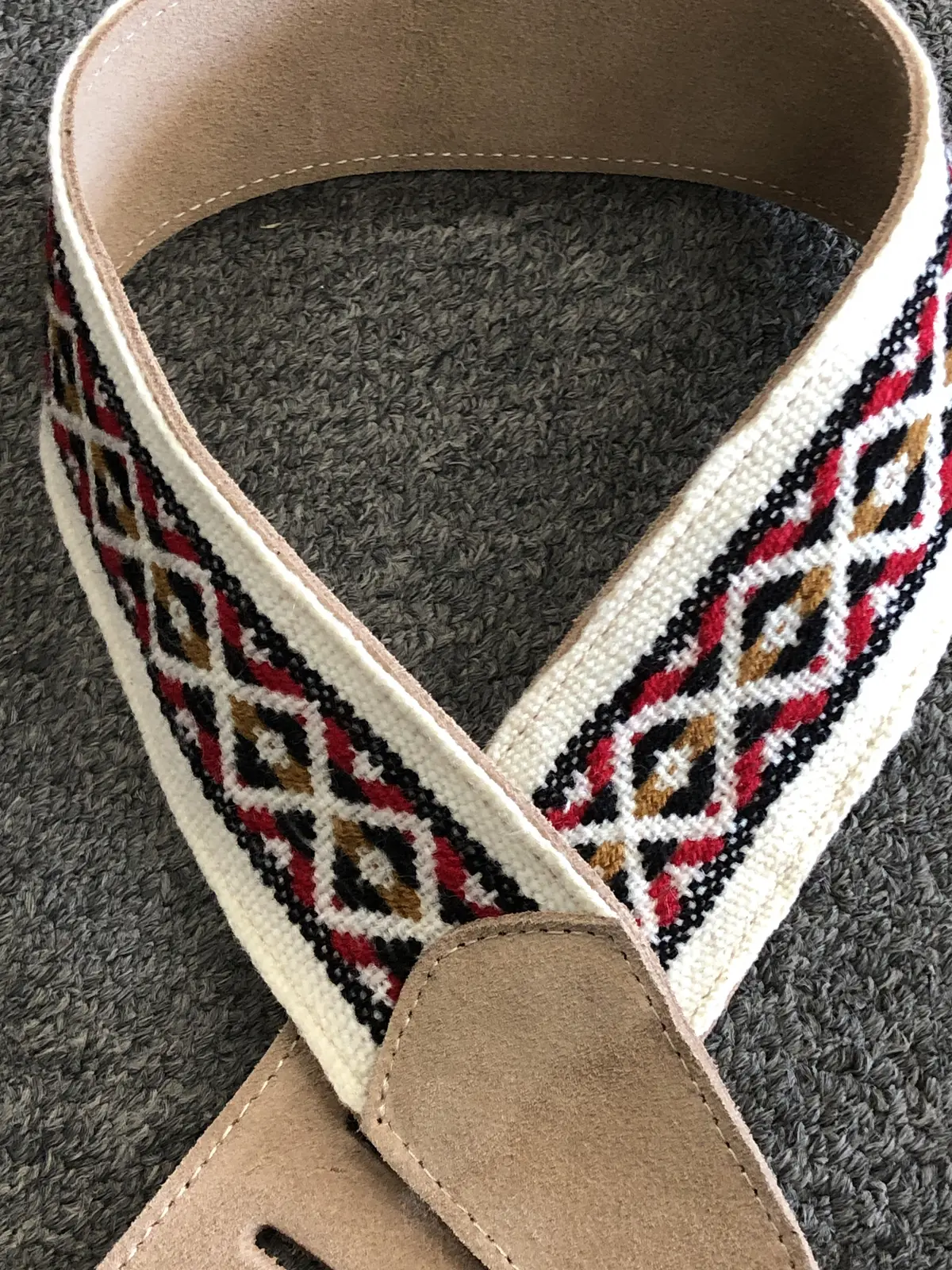 Henry Heller Woven Guitar Strap Nat 1