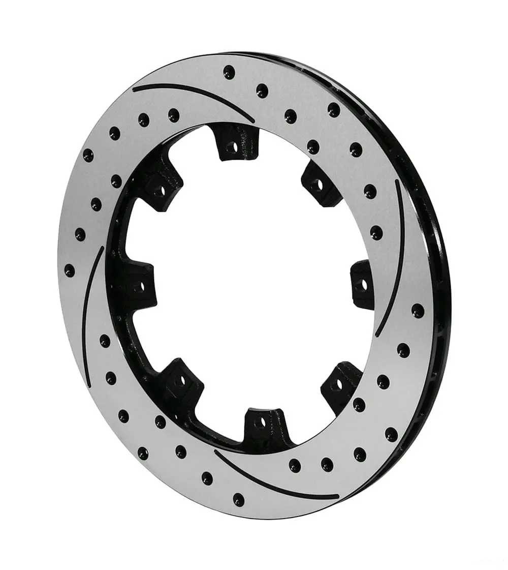 Wilwood 160-8496-Bk Drilled Performance Brake Rotors – Enhanced Cooling And Bite 1
