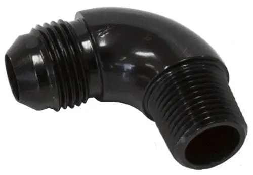 3/4" Npt To -12An Full-Flow 90° Adapter Af522-12Blk 1