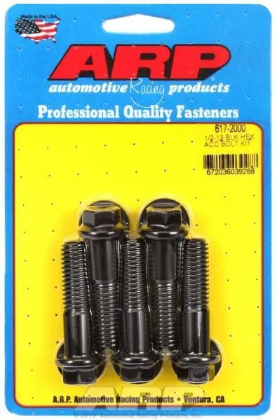 Ar617-2000 Five-Piece Black Oxide Hex Bolt Kit 1