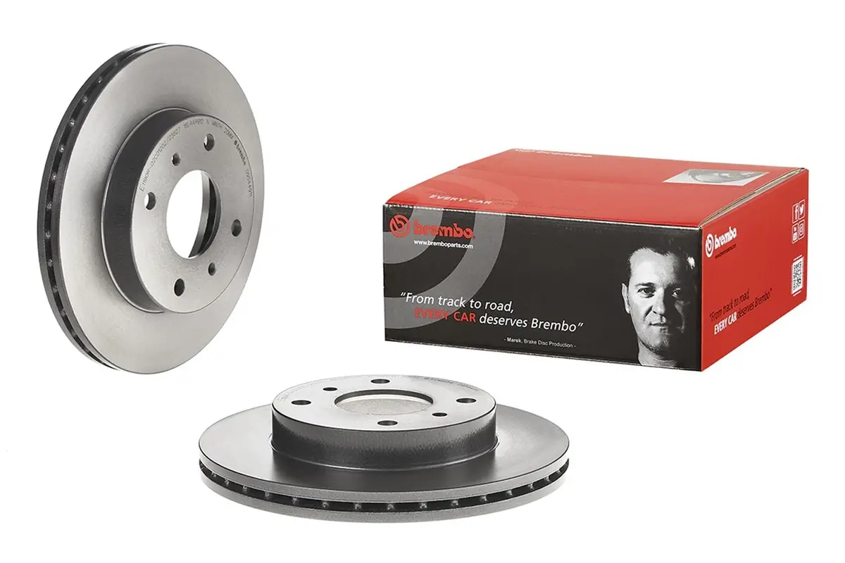Brembo Uv-Coated Brake Rotors – Oe-Spec Finish (09.5449.11) 1