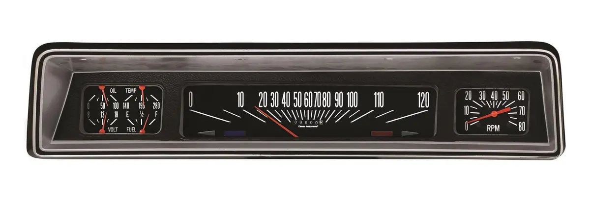 Classic Instruments Nova Gauge Set For 1966–1967 Models (No66B) 1