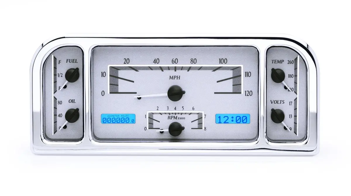 Dakota Digital Vhx-37F-S-B Analog Gauge System — Direct-Fit For Classic Vehicles 1