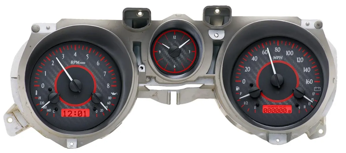 Dakota Digital Vhx-71F-Mus-K-B Analog Gauge System – Direct-Fit For Muscle Cars 1