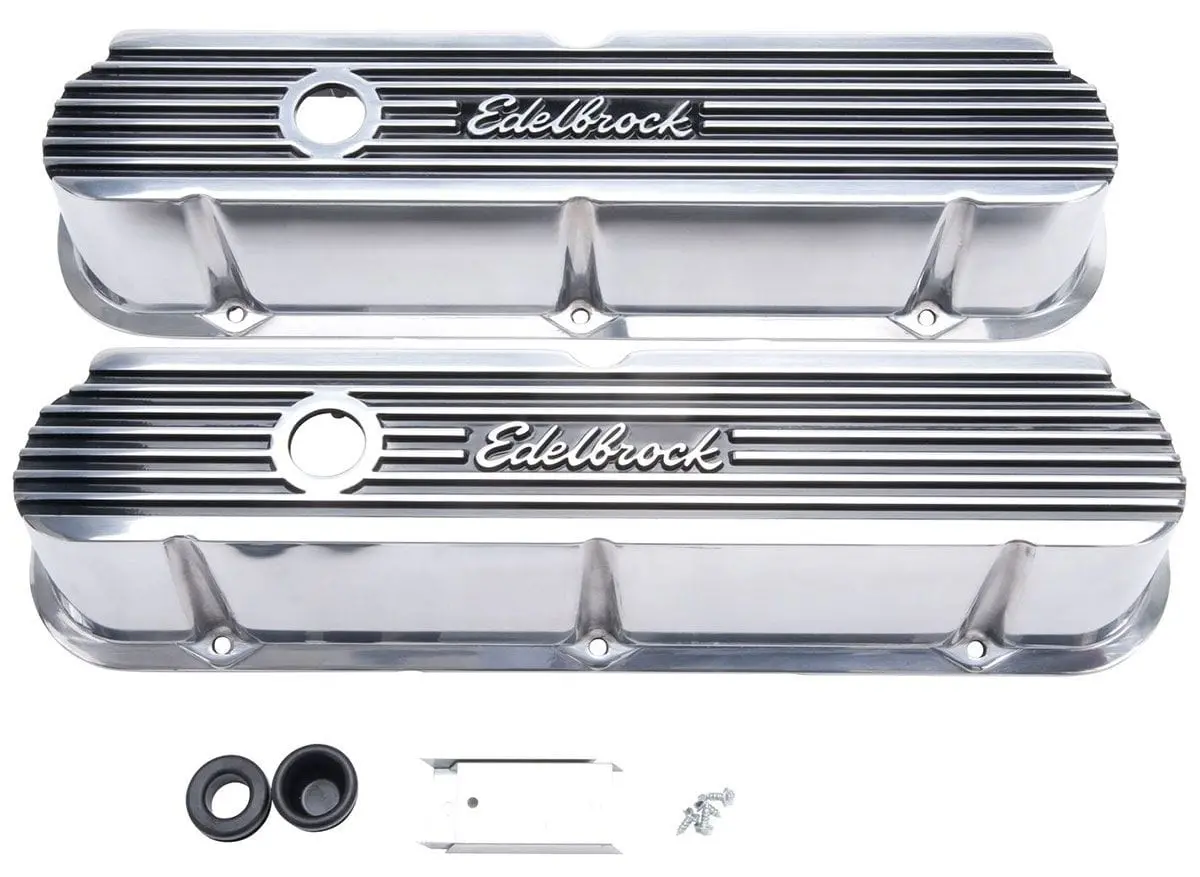 Elite 2 Series Polished Tall Valve Covers – Enhanced Clearance & Styling 1