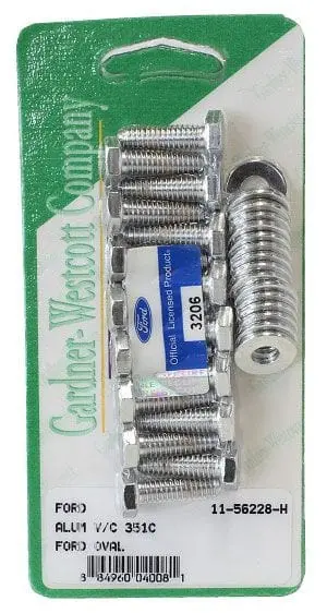Chrome Hex Aluminum Valve Cover Bolts For Gw11-56228-H Engine Applications 1